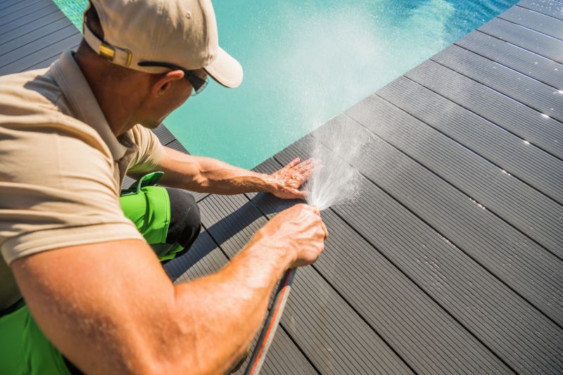 Revitalizing a pool deck